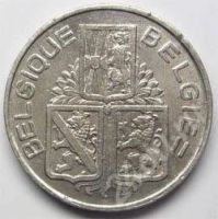 Лот: 216482. Фото: 2. Бельгия. 1 франк 1939г. Монеты