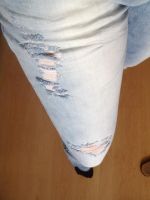 Лот: 4250582. Фото: 3. Рваные джинсы на лето-весну. Одежда, обувь, галантерея