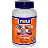 Лот: 18819842. Фото: 2. NOW Choline & Inositol 250/250... Спортивные товары