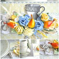 Лот: 610399. Фото: 2. Открытка "Летнее чаепитие". Товары для праздника