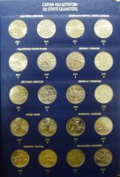 Лот: 2520102. Фото: 4. США 25 центов 1999-2009 гг_квотер... Красноярск