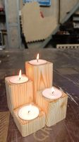 Лот: 21220909. Фото: 4. Подсвечник деревянный набор. Красноярск
