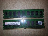 Лот: 4529025. Фото: 2. 2 планки Hynix ddr2 667mhz по... Комплектующие