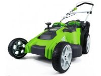 Лот: 23526254. Фото: 4. Электрическая газонокосилка Greenworks... Красноярск