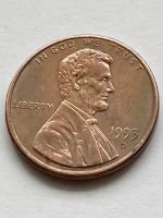 Лот: 21587291. Фото: 2. Монета Один цент 1993 США D обмен. Монеты