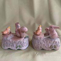 Лот: 21993404. Фото: 5. Парные статуэтки "Лесные жители...