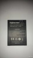 Лот: 8158239. Фото: 2. Аккумулятор Highscreen Boost 2. Запчасти, оборудование