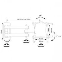 Лот: 16508263. Фото: 2. Кронштейн для LCD/LED тв 15"-... Аксессуары