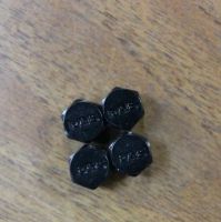 Лот: 6464097. Фото: 2. Ниппельные колпачки rays, чёрные. Шины, Диски