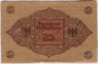 Лот: 1635317. Фото: 2. Германская Империя. 2 марки 1920г... Банкноты