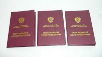 Лот: 10698047. Фото: 3. Пенсионное удостоверение, книжка-бланк... Компьютеры, оргтехника, канцтовары