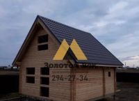 Лот: 14974744. Фото: 2. Баня 6х6 из профилированного бруса... Срубы и конструкции