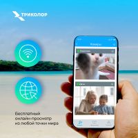 Лот: 16658000. Фото: 4. Видеокамера IP домашняя Триколор...