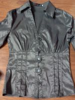 Лот: 3652327. Фото: 2. Блузка темно-серая, р. 44 - 46. Женская одежда