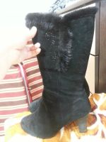 Лот: 4556820. Фото: 3. сапоги зимние замша 38р. Одежда, обувь, галантерея