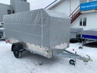 Лот: 25093318. Фото: 2. Прицеп alaska фермер 3.5 (оцинк... Авто, мото, водный транспорт