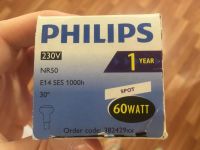 Лот: 11095395. Фото: 2. 2 лампы Philips 60 WATT. Освещение