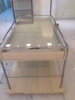 Лот: 4481710. Фото: 5. стол торговый светлый