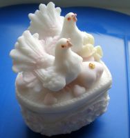 Лот: 5040654. Фото: 2. Шкатулка миниатюрная "Сердце и... Сувениры