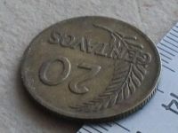 Лот: 16472380. Фото: 3. Монета 20 сентаво Перу 1960 республика... Коллекционирование, моделизм