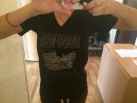 Лот: 5064368. Фото: 2. Футболка черная. Женская одежда