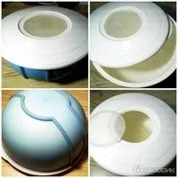 Лот: 10892143. Фото: 2. Tupperware Замесочное двухслойное... Посуда, кухонная утварь