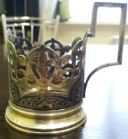 Лот: 7640425. Фото: 5. Подстаканник серебро 875 проба