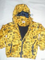 Лот: 13615107. Фото: 2. Утепленная желтая куртка-ветровка... Одежда и аксессуары