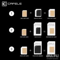 Лот: 16932489. Фото: 2. Адаптер для сим карт 4в1. Cafele. Смартфоны, связь, навигация