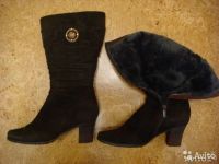 Лот: 10497545. Фото: 2. Сапоги зима натуральная замша... Женская обувь