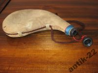 Лот: 6278241. Фото: 3. Фляга мягкая кожа 1950 -е гг Европа. Коллекционирование, моделизм