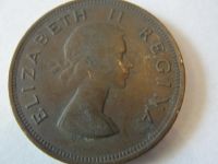 Лот: 4928222. Фото: 2. Южная Африка 1 пенни, 1954 (ЮАР... Монеты
