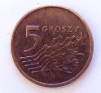Лот: 25190902. Фото: 2. Польша 5 грошей 2005. Монеты