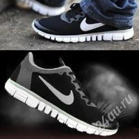 Лот: 1078029. Фото: 2. Кроссовки Nike Free 3.0 черные. Мужская обувь