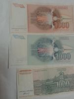 Лот: 10970364. Фото: 6. По 1000 динар 3 штуки Банкноты...