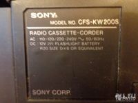 Лот: 7995174. Фото: 7. Sony CFS-KW200S - большой магнитофон...