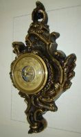Лот: 14930594. Фото: 4. Барометр винтажный с литьём (X984... Красноярск