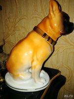 Лот: 13361451. Фото: 2. Статуэтка Бульдог. Антиквариат