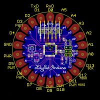 Лот: 6741573. Фото: 2. Arduino Lilypad 328. Радиодетали  (электронные компоненты)