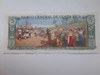 Лот: 11358552. Фото: 2. Коста-Рика 5 колон 1990 без обращения... Банкноты