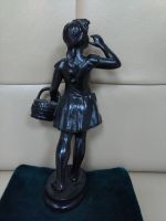 Лот: 11603150. Фото: 2. Чугун. Девочка АУ. Заблудилась... Антиквариат
