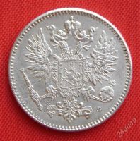 Лот: 1530228. Фото: 2. (№50) 50 пенни 1917 (Финляндия... Монеты
