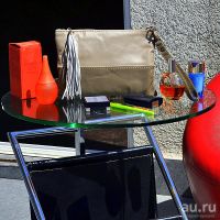 Лот: 17203492. Фото: 5. Кожаный клатч "Francesca" Бежевый...