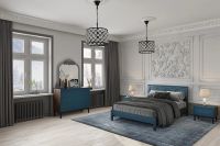 Лот: 25317437. Фото: 2. Спальный гарнитур Hoff Гориция. Мебель для спальни