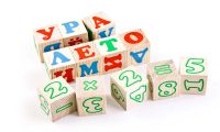 Лот: 3060136. Фото: 2. Кубики "Алфавит+цифры", 20шт. Игрушки
