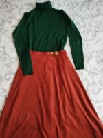 Лот: 25884271. Фото: 6. Юбка на запах терракотового цвета...