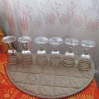 Лот: 6705982. Фото: 2. Рюмка на ножке Н=11,5 см набор... Посуда, кухонная утварь