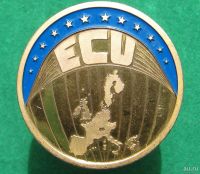 Лот: 13826605. Фото: 3. Монета-медаль. ECU Europa. 1999... Коллекционирование, моделизм