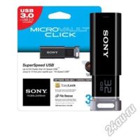 Лот: 5882811. Фото: 2. Sony Usm32gu/B Microvault Click... Носители информации