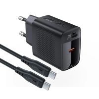 Лот: 25789891. Фото: 2. Сетевая зарядка ACEFAST A82 PD20W... Комплектующие